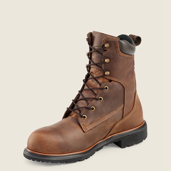 Red Wing Work Boots Brown - Red Wing Mens Dynaforce® - 8-inch Soft Toe - REBIV-9651